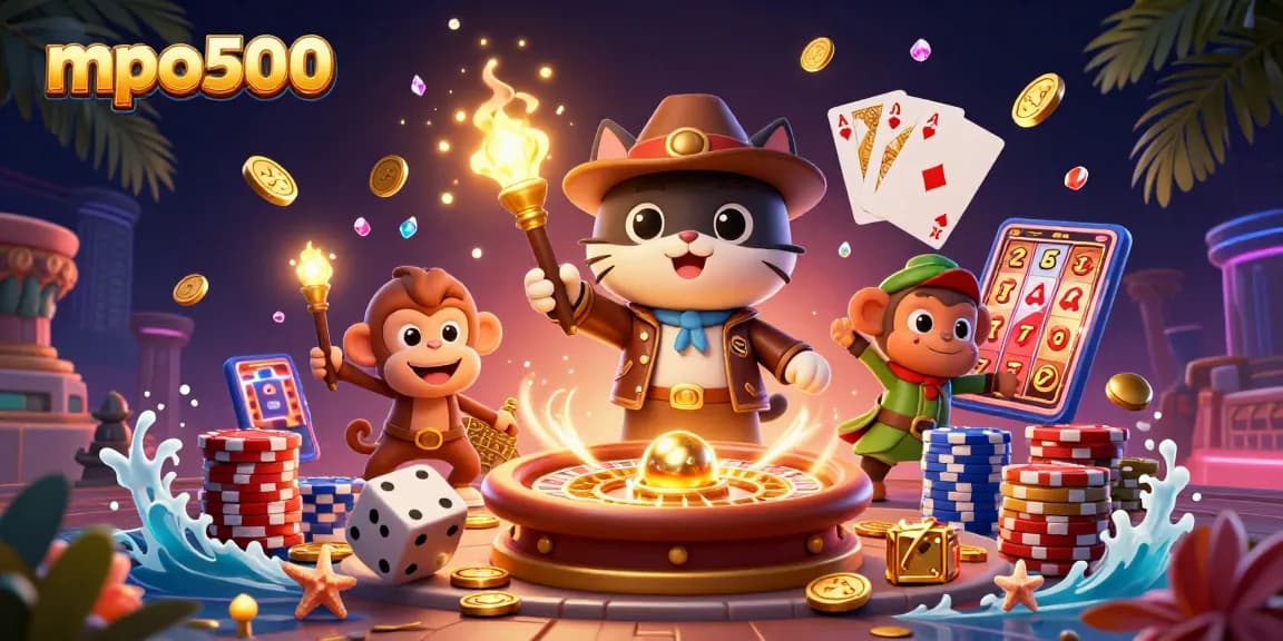 Experience the excitement of mpo500 with a lively 3D casino adventure featuring unique artifacts and dynamic winnings.