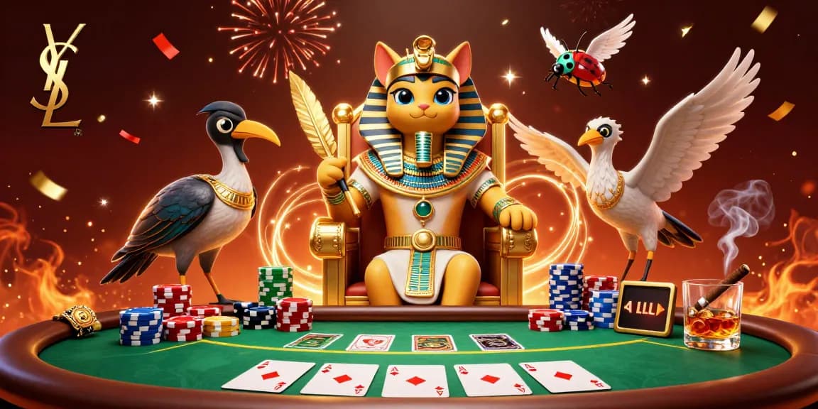 Experience thrilling poker action with ysl in a vibrant, dynamic casino setting.