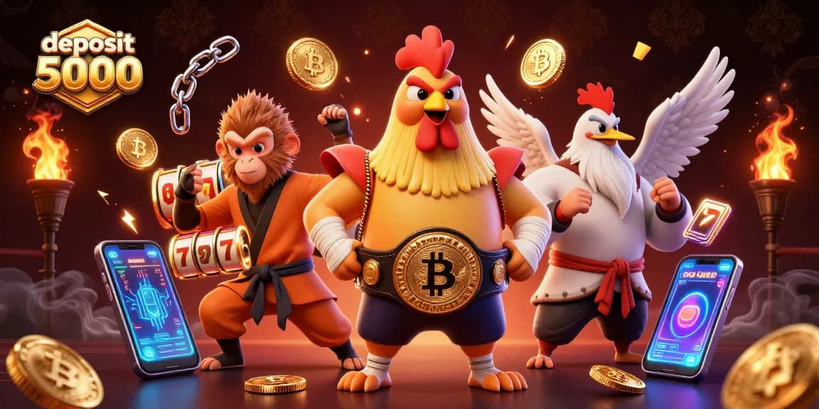 Experience thrilling wins with deposit 5000 at a vibrant online casino featuring slot games.