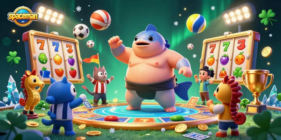 Engage with spaceman slot gaming features showcasing fun characters and vibrant slot elements.