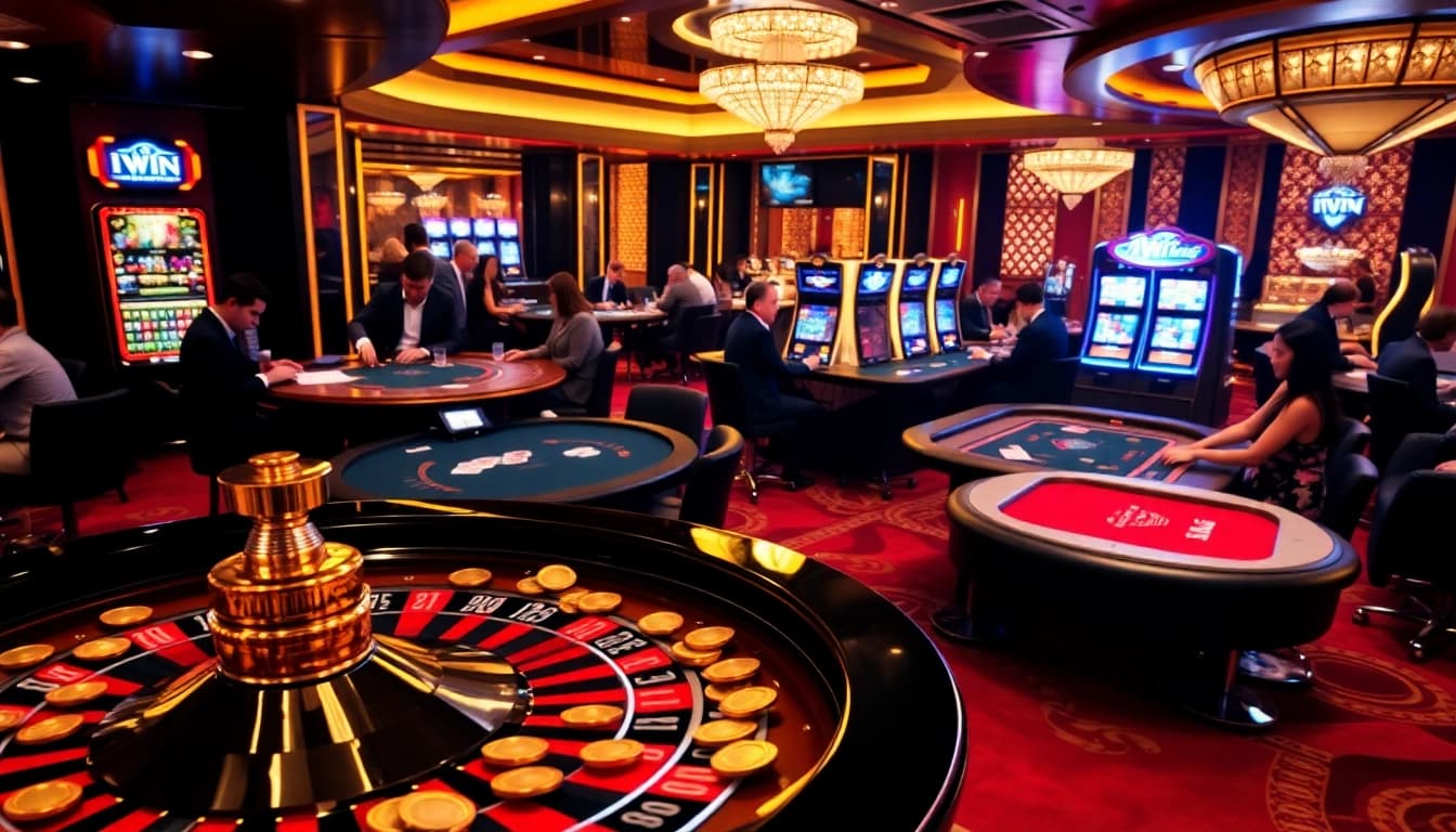 Experience the thrill at iwin club with vibrant casino games and luxury ambiance.