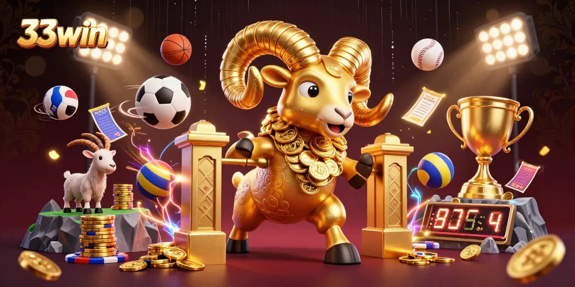 Engage in dynamic sports betting at 33win with exciting visuals of online gaming and energetic atmosphere.