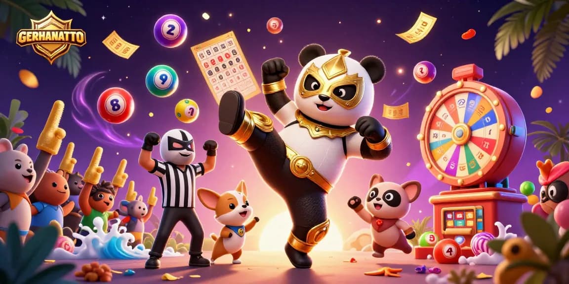 Mengikuti hasil terbaru di GERHANATOTO dengan keceriaan binatang kartun sambil bermain lotere.