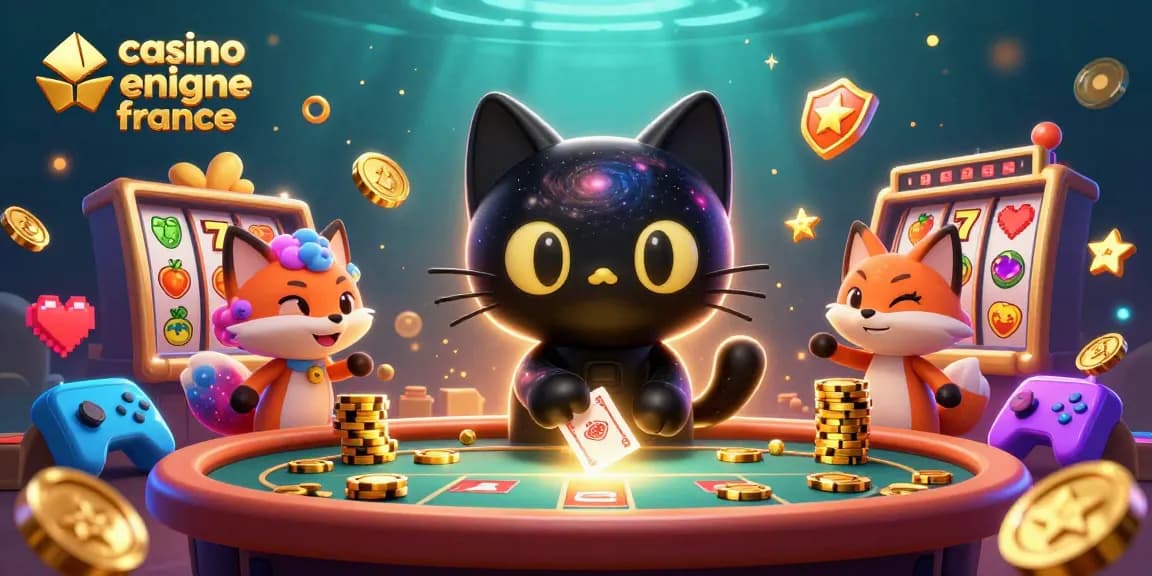 Jouez à des jeux captivants sur casino en ligne france avec des personnages cosmiques et des éléments de jeu colorés.