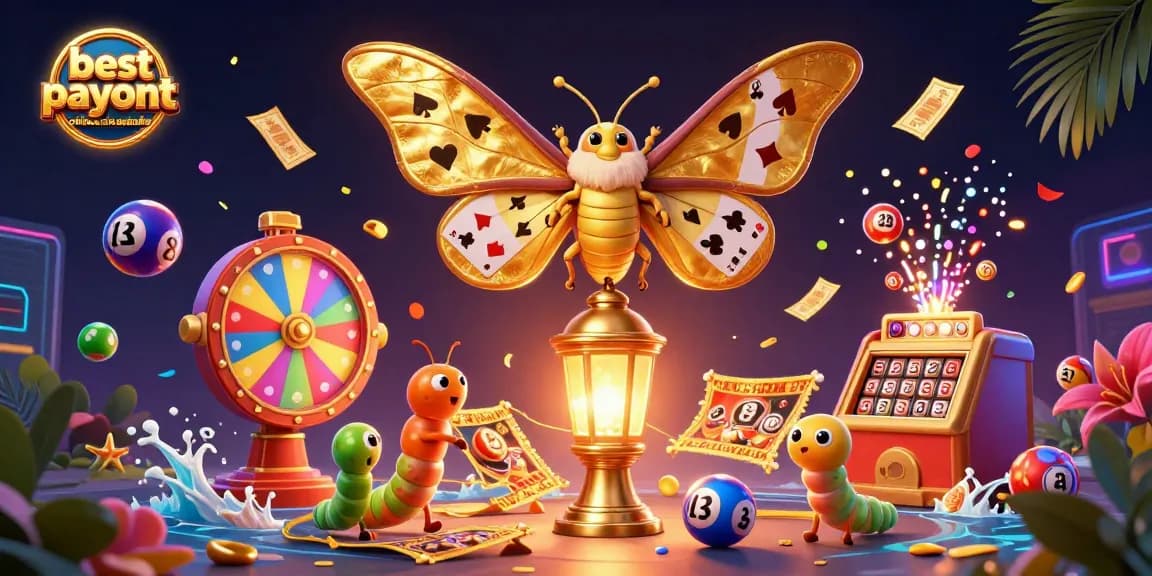 Experience the excitement of the best payout online casinos in Australia with vibrant gaming elements and themes.