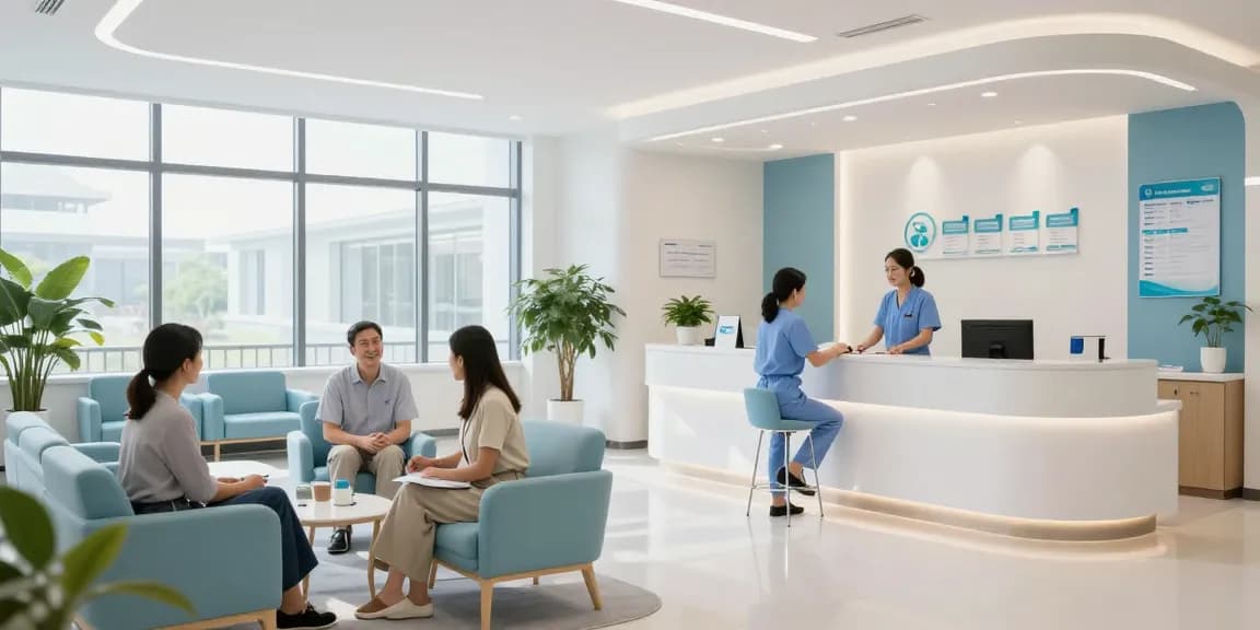Hair transplant Turkey consultation in a welcoming healthcare clinic.