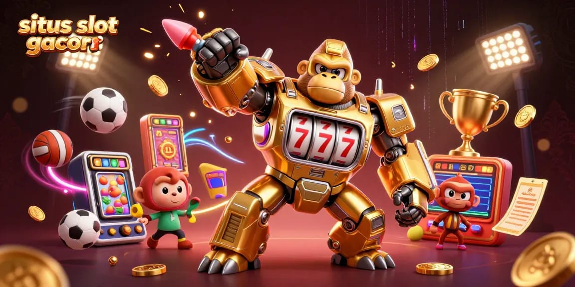 Experience the thrill with situs slot gacor golden gorilla mech and dynamic slot game elements.