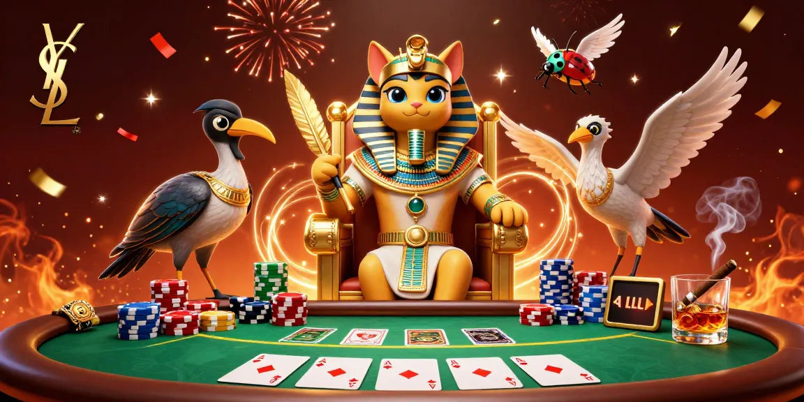 Experience thrilling poker action with ysl in a vibrant, dynamic casino setting.
