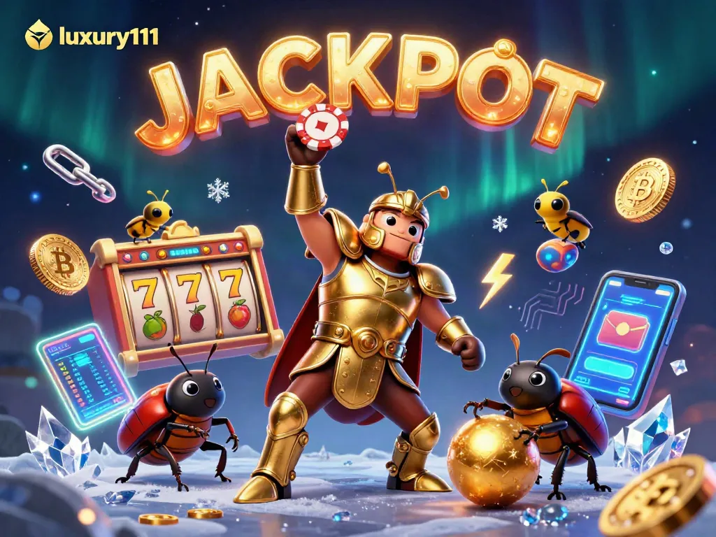 Slot jackpot luxury111 dikuasai kejuaraan dengan jackpot yang bersinar dan simbol keberuntungan.