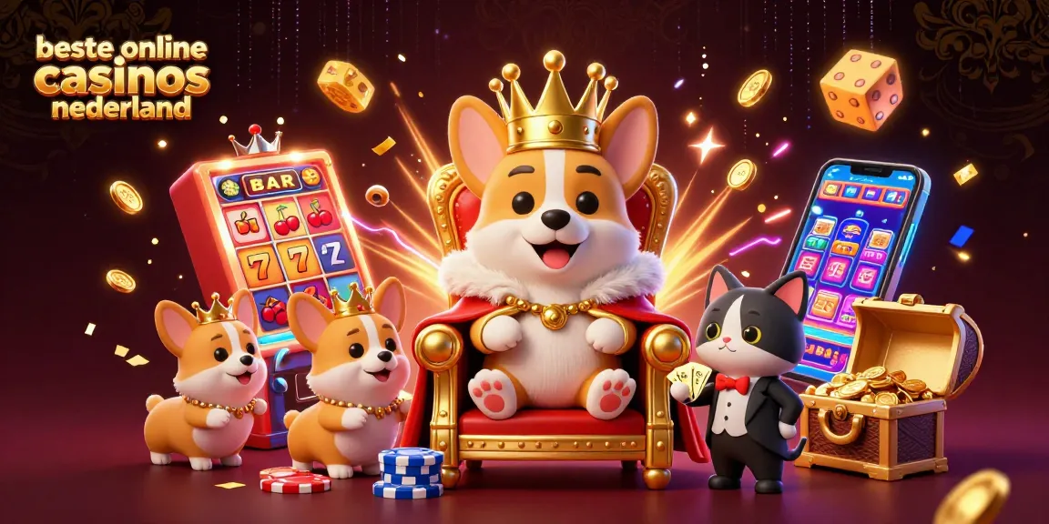 Experience the excitement at beste online casinos nederland with royal corgi characters and dynamic slot machine action.