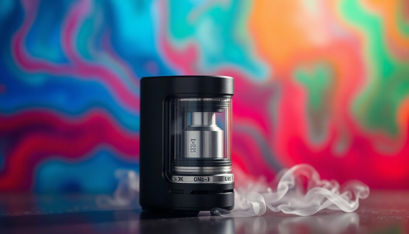 Vaping mit dem Tornado 15K, präsentiert in einem ansprechenden, modernen Design.