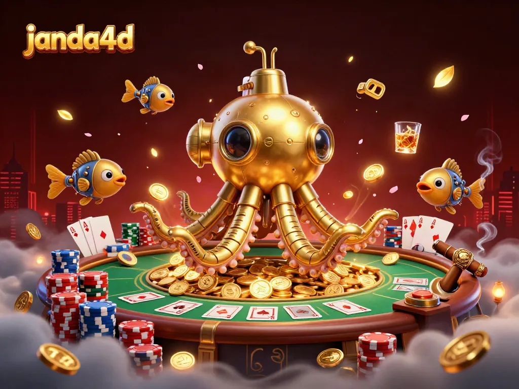 Bermain di janda4d dengan mengumpulkan koin emas dan aksi seru di meja poker yang menarik.