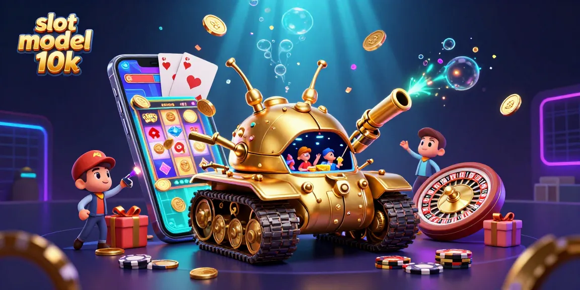 Spin colorful slot reels and win big with slot modal 10k in this vibrant casino scene.