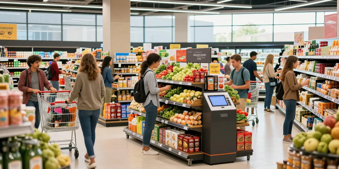Engaging shopping experience with diverse shoppers exploring colorful aisles at https://forumup.org/shop/search.php?ca_id=&addr1=&addr2=&addr3=&schKeyword= in a vibrant retail environment.