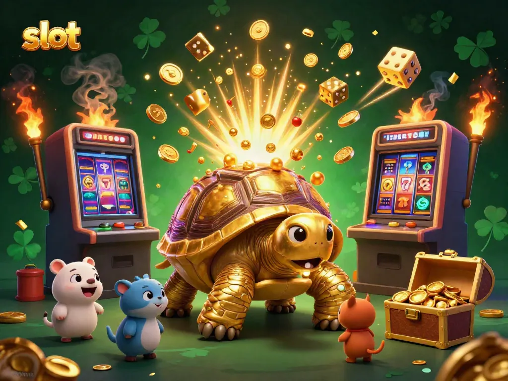 Slot gacor dengan jackpot berlimpah ditampilkan dalam ilustrasi 3D yang kaya detail.