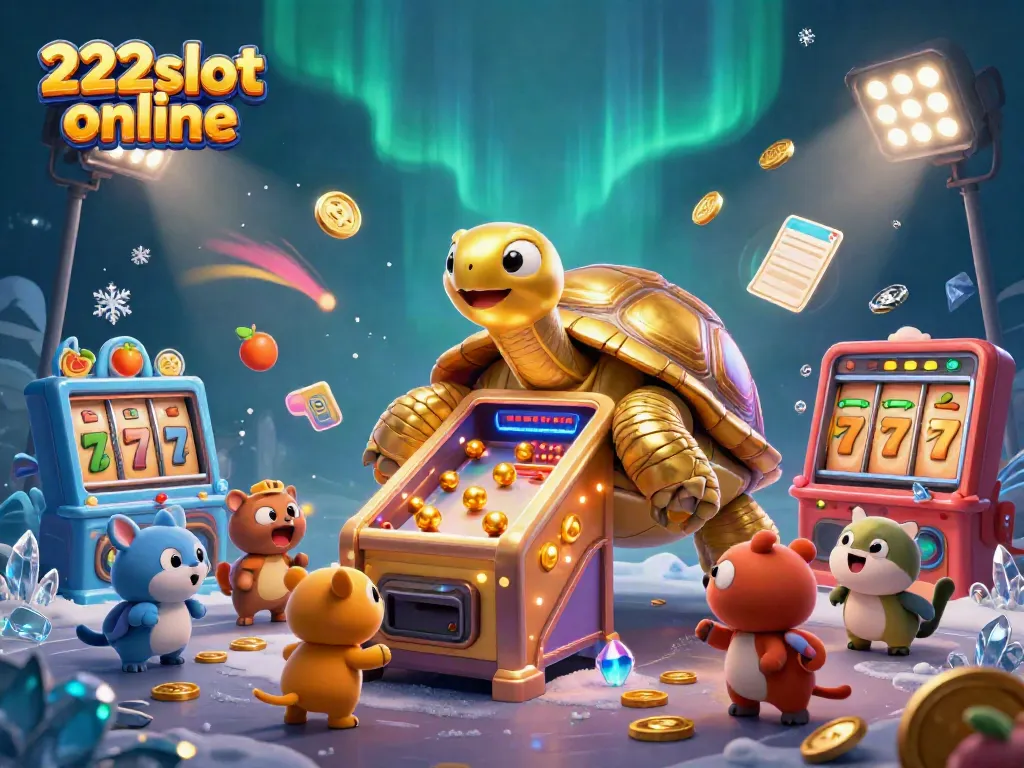 Menangkan jackpot dalam permainan slot di 222slot online dengan berbagai simbol dan pencahayaan menarik.