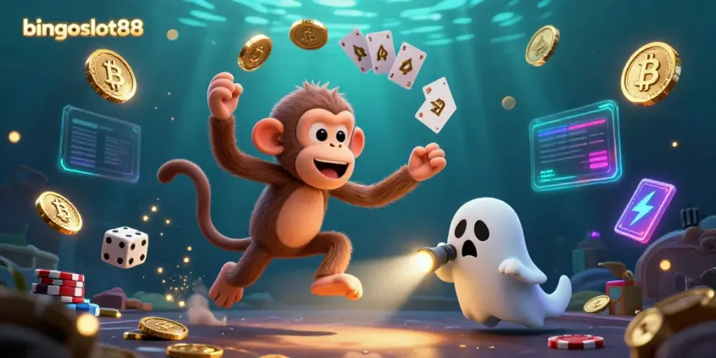 Bingoslot88 menawarkan keseruan bermain di kasino dengan keberuntungan monyet poltergeist dan anjing pemburu hantu.